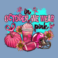 In October We Wear Pink American Football Urban Hoodie | Teevron