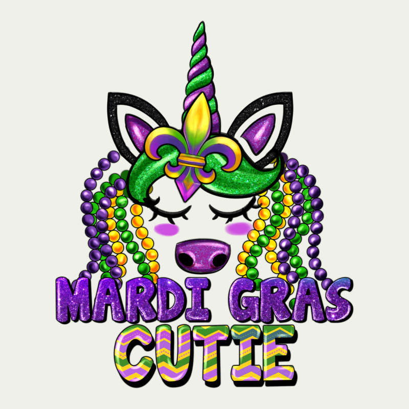 Mardi Gras Cutie Unicorn Urban Heavy Tee by CowGirlArtShop | Teevron