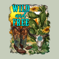 Wild And Free Cowgirl Boots Ladies Tee | Teevron