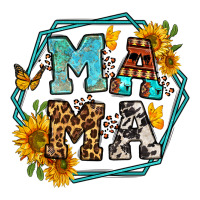 Sunflowers Hexagon Frame Mama Premium Tee | Teevron