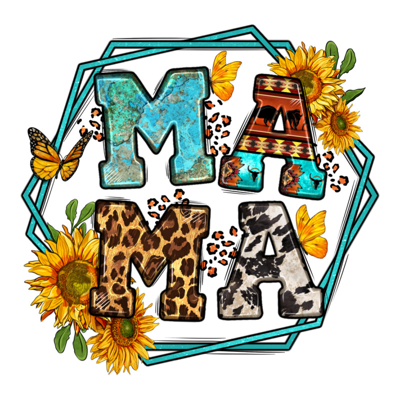 Sunflowers Hexagon Frame Mama Premium Tee by Jasminsmagicworld | Teevron