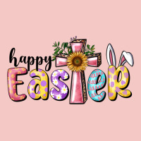 Happy Easter With Cross Urban Heavy Tee | Teevron