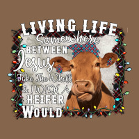 Between Jesus Take The Wheel I Wish A Heifer Would Premium Tee | Teevron