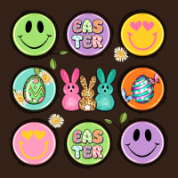 Easter Day Smiley Faces Heavy Core Tee | Teevron