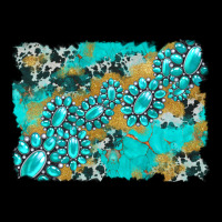 Gemstone Cowhide Glitter Background Premium Sweatshirt | Teevron