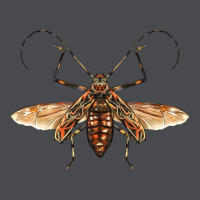 Acrocinus Beetle With Wings Zipper Hoodie | Teevron