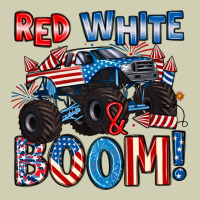 Red White And Boom 4th Of July Heavy Core Tee | Teevron