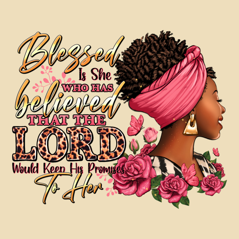 Blessed Is She Who Has Believed Afro Woman Premium Hoodie by RanaPortraitStore | Teevron
