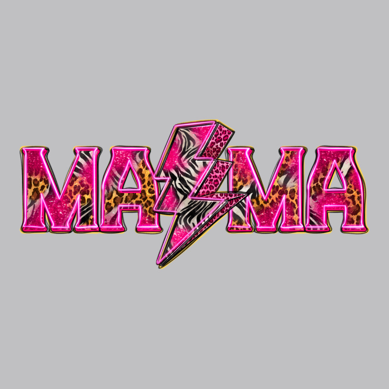 Mama Neon Lightning Bolt Mother's Day Long Sleeve Tee by HowdyJamesFarm | Teevron