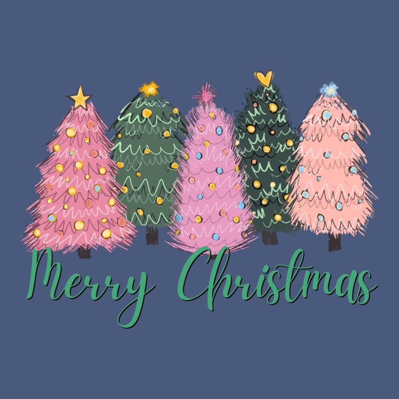 Merry Christmas Trees Vintage Hoodie by CowGirlArtShop | Teevron