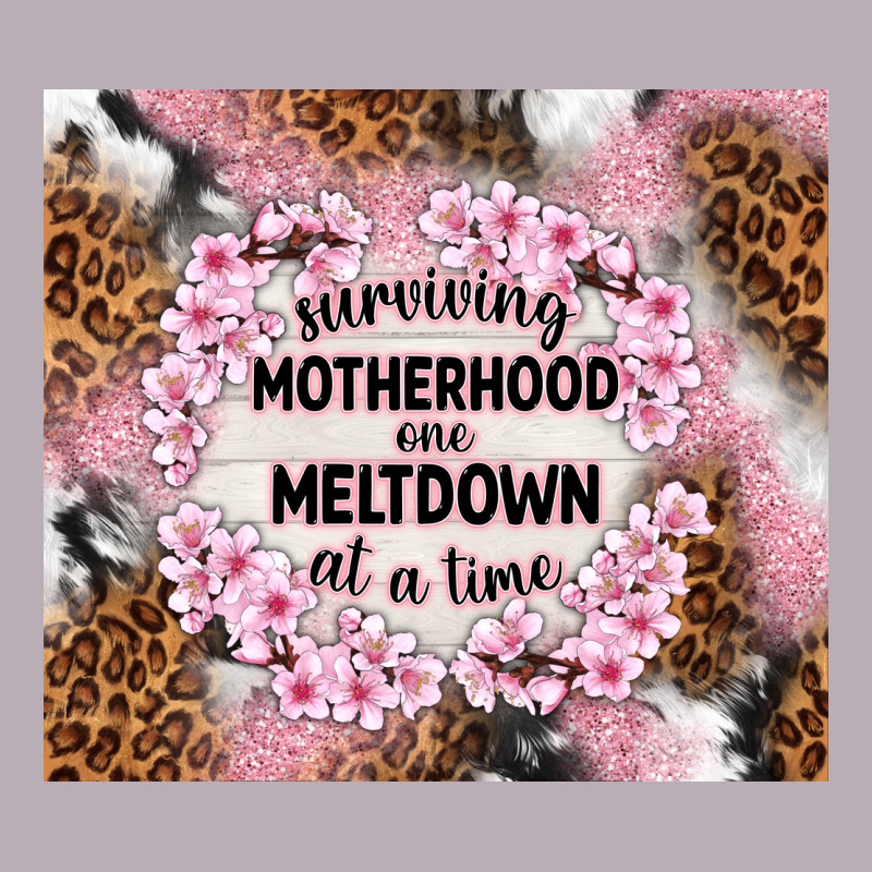 Surviving Motherhood One Meltdown At The Time Vintage Tee by TumblerDesignByShophia | Teevron