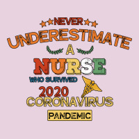 Never Underestimate A Nurse Ladies Tee | Teevron