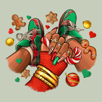 Christmas Black Girl Sneakers Classic Tee | Teevron