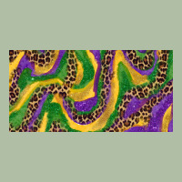 Mardi Gras Colors With Leopard Urban Heavy Tee | Teevron