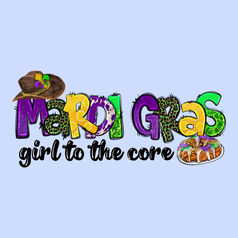 Mardi Gras Girl To The Core Urban Heavy Tee by CowGirlArtShop | Teevron