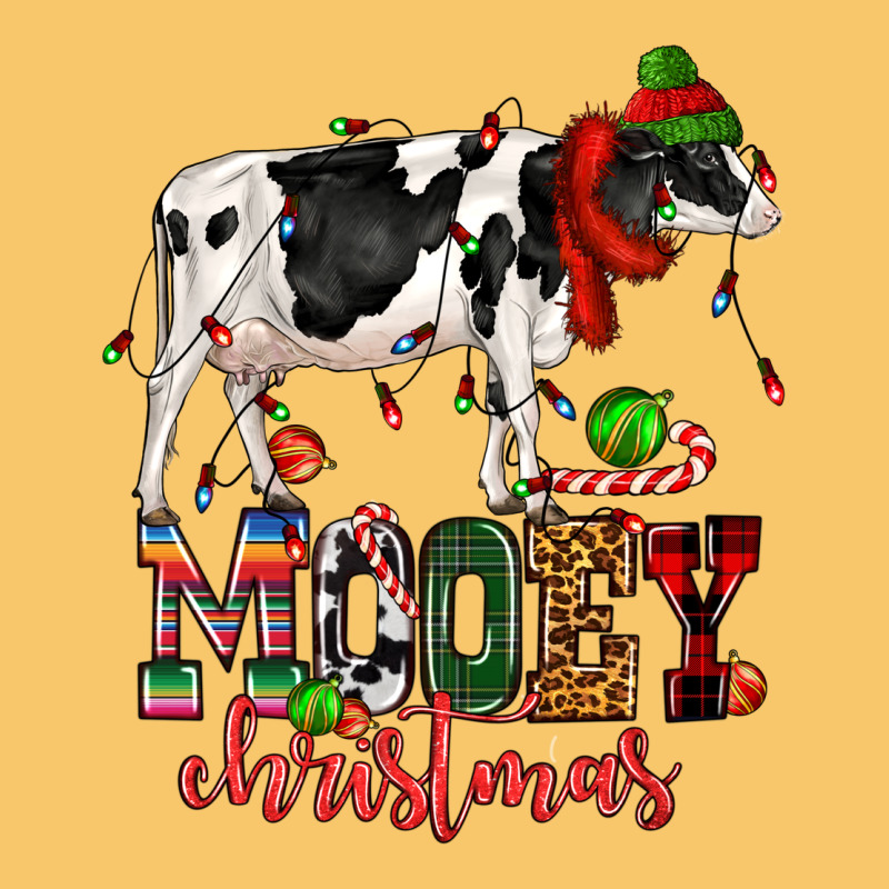 Mooey Christmas Cow Vintage Hoodie by CowGirlArtShop | Teevron