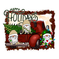 happy holidays gnomes Christmas Truck | Teevron