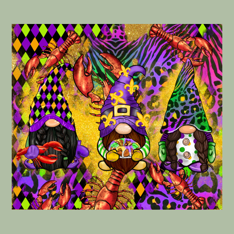Mardi Gras Gnome Urban Heavy Tee by CowGirlArtShop | Teevron