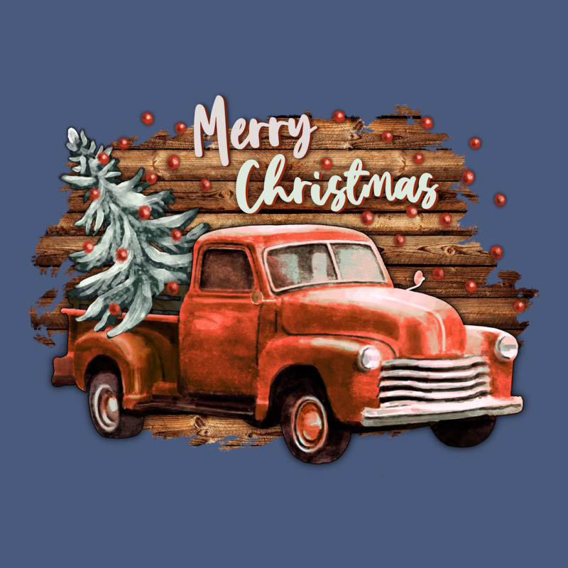 Merry Christmas Truck Vintage Hoodie by CowGirlArtShop | Teevron
