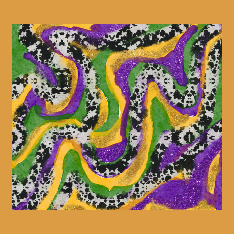 Mardi Gras Cowhide Urban Heavy Tee by RanaPortraitStore | Teevron