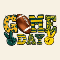 Game Day Yellow And Green Team Color Vintage Tee | Teevron