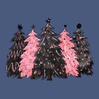 Pink Christmas Trees Vintage Hoodie | Teevron