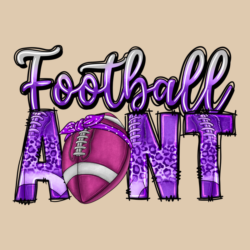 Football Aunt Heavyweight Sweatshirt by CowhideDigitalArt | Teevron