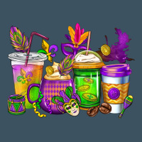 Mardi Gras Coffee Cups Cowgirl Urban Heavy Tee | Teevron