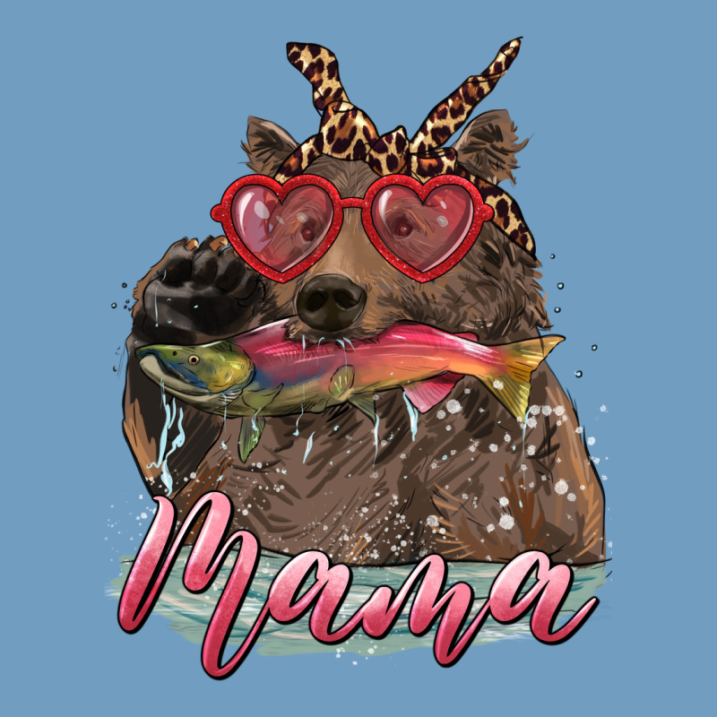 Mother's Day Glasses Leopard Bandana Mama Bear Hunting Fish Urban Heavy Tee by RanaPortraitStore | Teevron