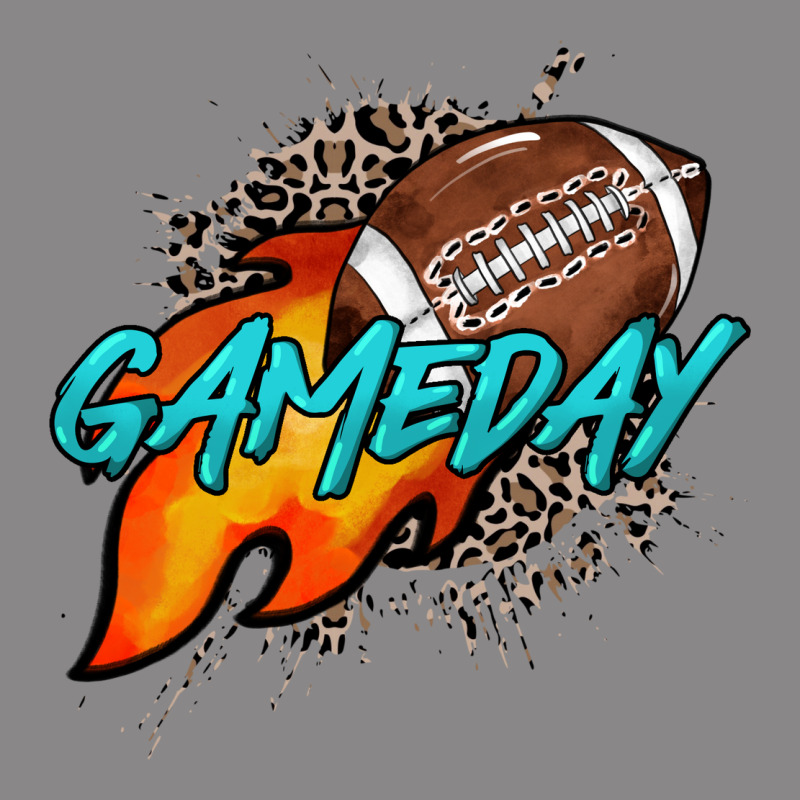 Game Day Leopard Fire And Ball Vintage Tee by HowdyJamesFarm | Teevron