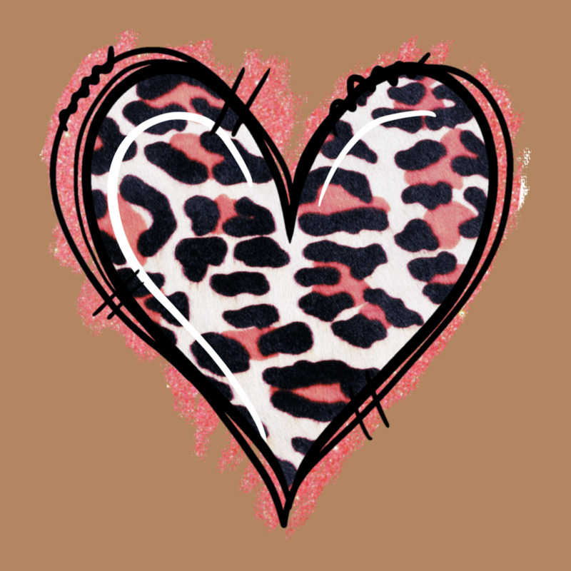 Leopard Glitter Heart Long Sleeve Tee by Jasminsmagicworld | Teevron