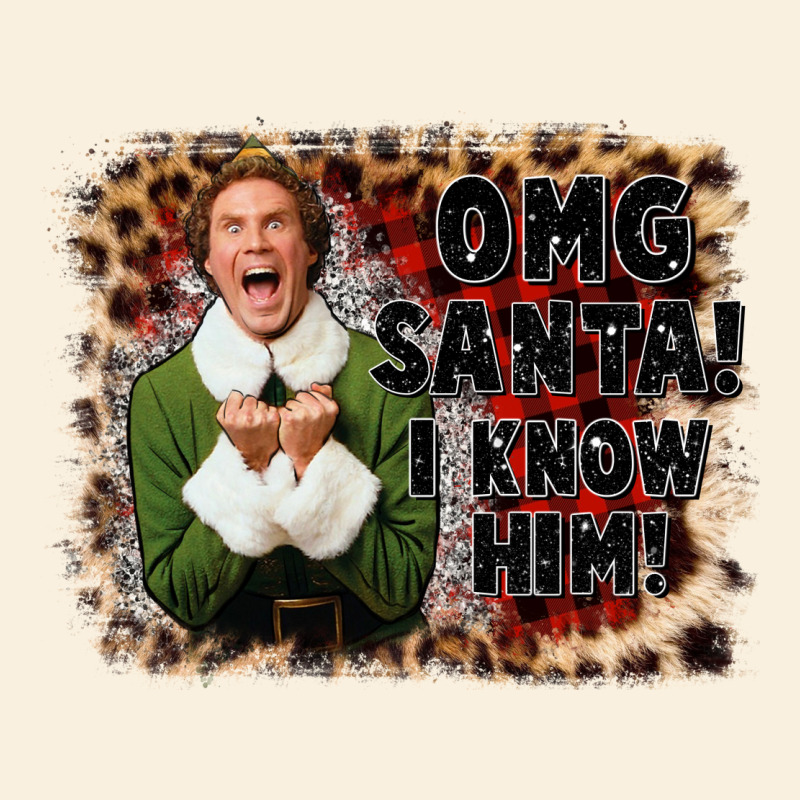 Omg Santa I Know Him Elf Vintage Hoodie by CowGirlArtShop | Teevron