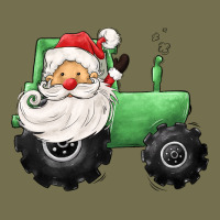 Santa Tractor Vintage Hoodie | Teevron