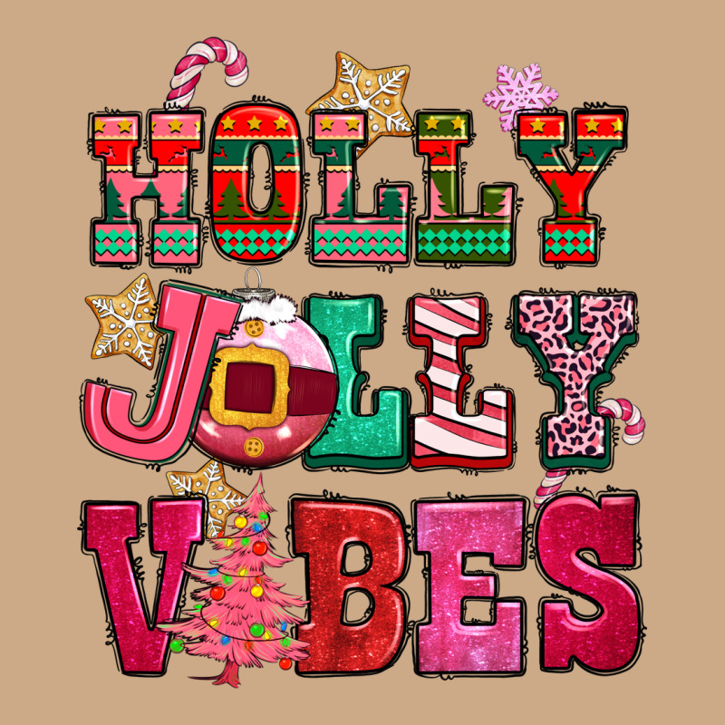 Holly Jolly Vibes Pink Christmas Vintage Hoodie by CowGirlArtShop | Teevron