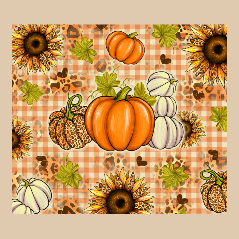 Fall Pumpkins And Sunflowers With Leopard Classic Tee by texasbilliewilder | Teevron