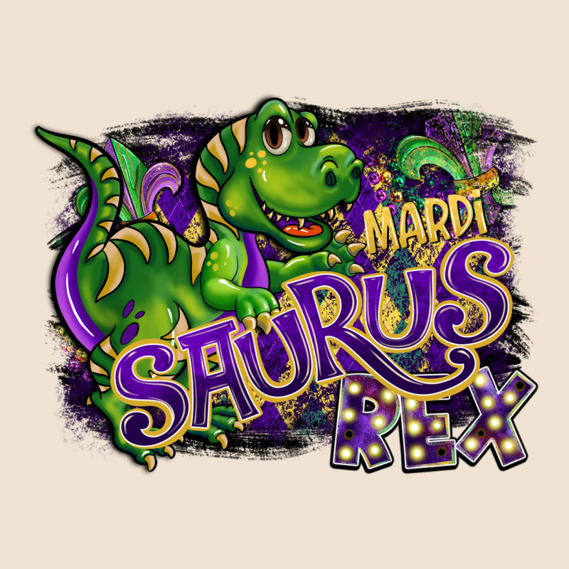 Mardi Saurus Rex Urban Heavy Tee by CowGirlArtShop | Teevron