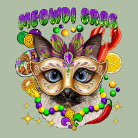 Meowdi Gras Mardi Gras Cat Urban Heavy Tee | Teevron