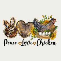 Peace Love Chicken Zipper Hoodie | Teevron