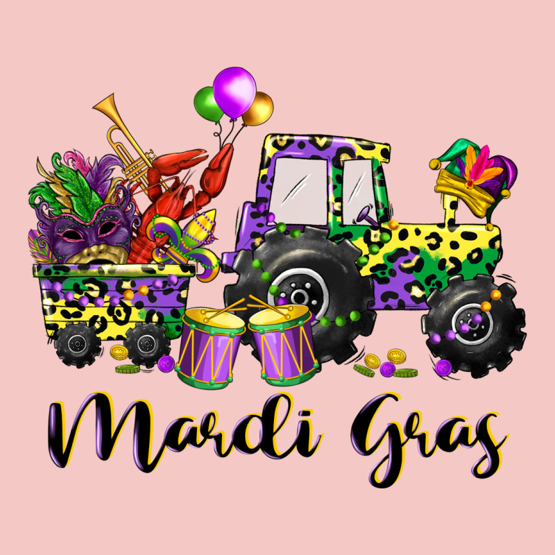 Mardi Gras Tractor Urban Heavy Tee by CowGirlArtShop | Teevron