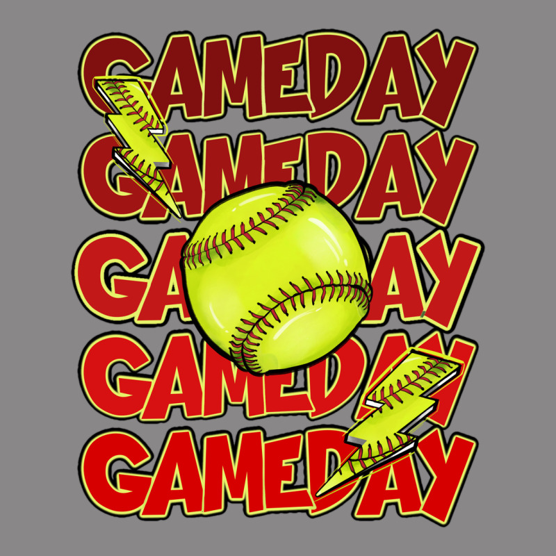 Game Day Softball Lightning Bolt Vintage Tee by HowdyJamesFarm | Teevron