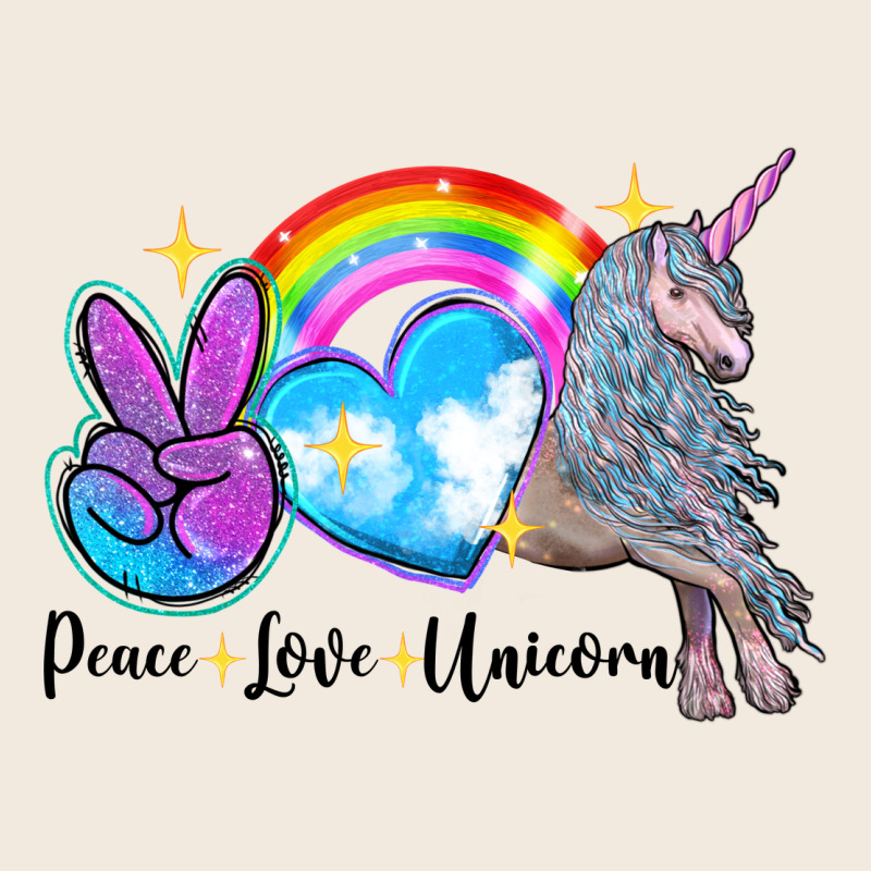Peace Love Unicorn Zipper Hoodie by LillyAllenDesigns | Teevron
