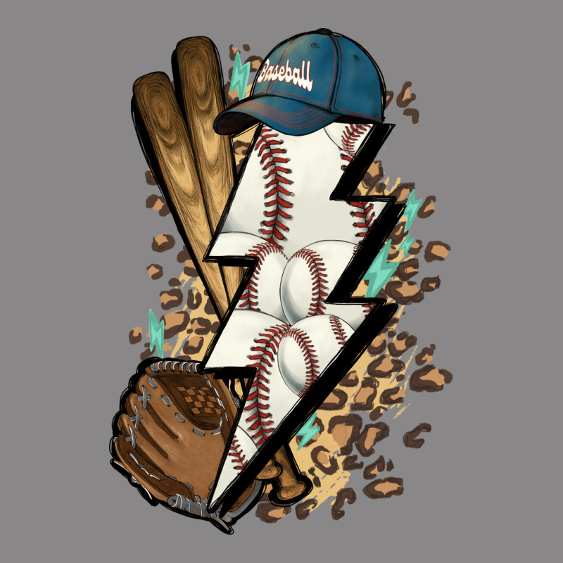 Lightning Bolt Baseball Vintage Tee by HowdyJamesFarm | Teevron