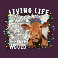 Between Jesus Take The Wheel I Wish A Heifer Would Premium Tee | Teevron