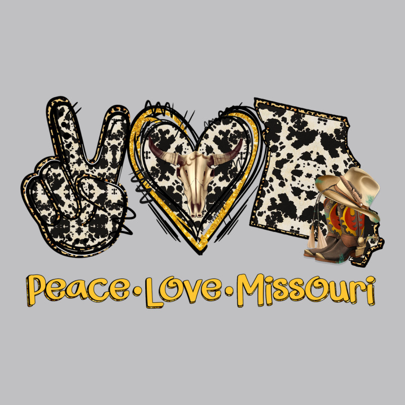 Peace Love Missouri Long Sleeve Tee by Jasminsmagicworld | Teevron