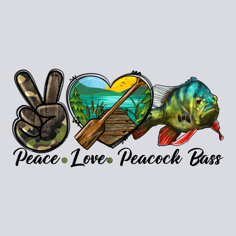 Peace Love Peacock Bass Zipper Hoodie by LillyAllenDesigns | Teevron