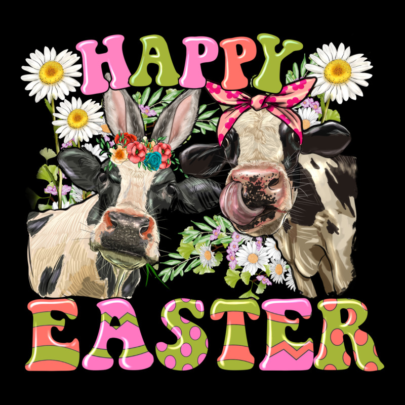 Happy Easter Heifers Easter Day Long Sleeve Tee by CowGirlArtShop | Teevron