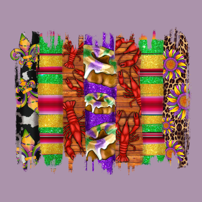 Mardi Gras Cake Fleur De Lis Crawfish Brushstrokes Heavyweight Hoodie by Artiststas | Teevron