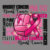 Volleyball Pink Out Breast Cancer Vintage Tee | Teevron