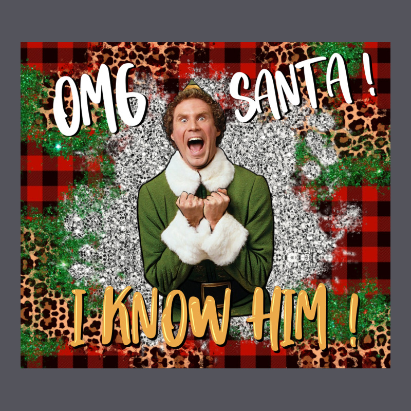 Omg Santa I Know Him Elf Vintage Hoodie by CowGirlArtShop | Teevron