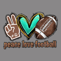 Peace Love Football Vintage Tee | Teevron